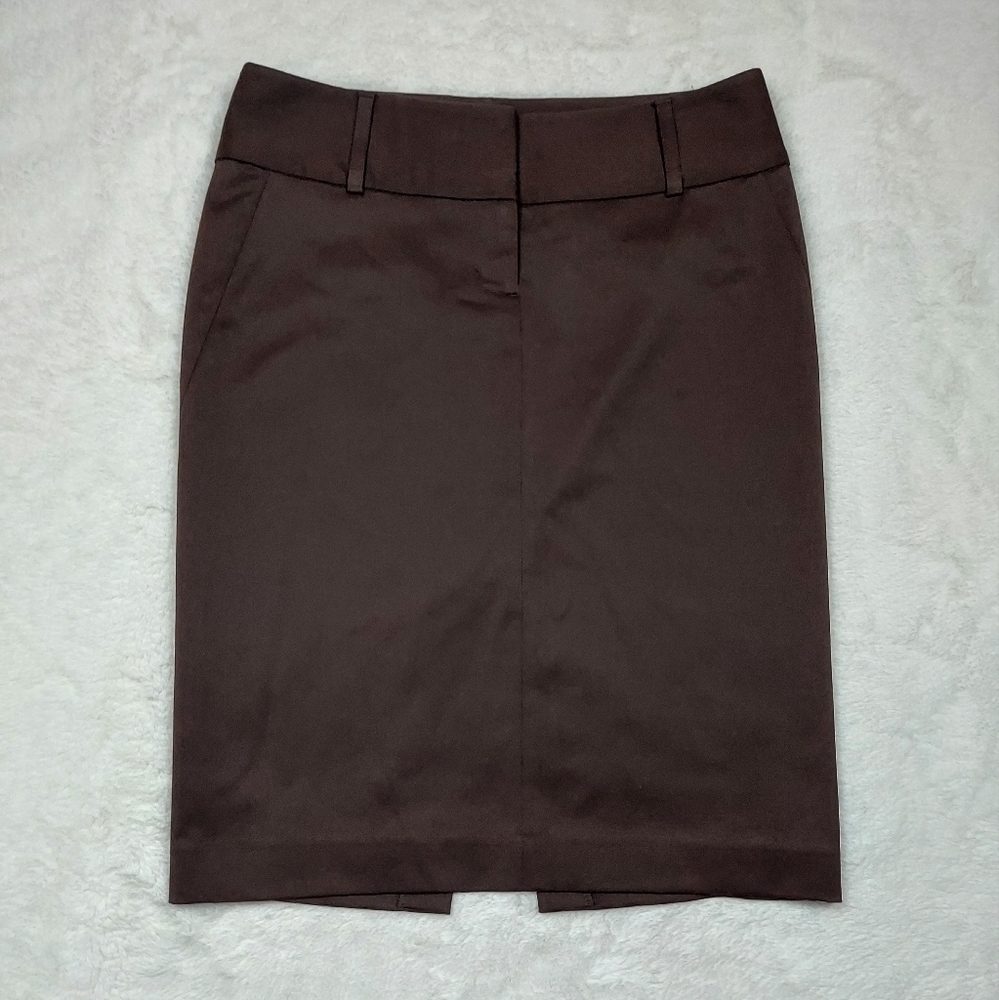 Express Design Studio Brown Pencil Skirt Size 0